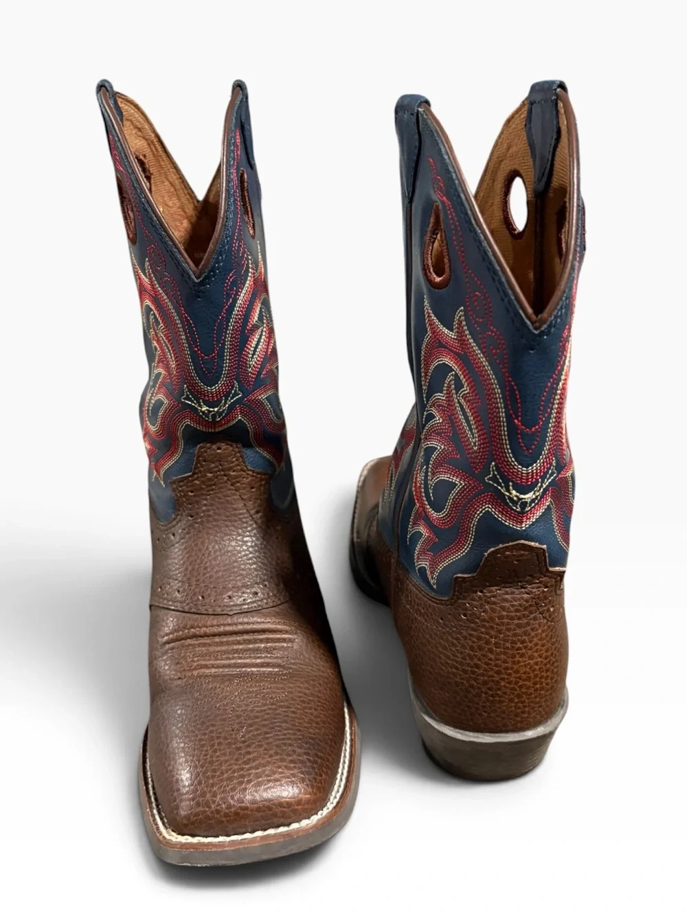 Justin Lasso Western Cowboy Boots Size 2.5